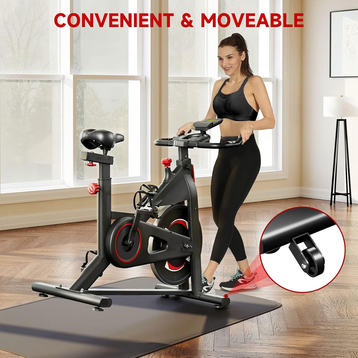 Machine with LCD Monitor & Adjustable Resistance for Home Gym COFUNOK