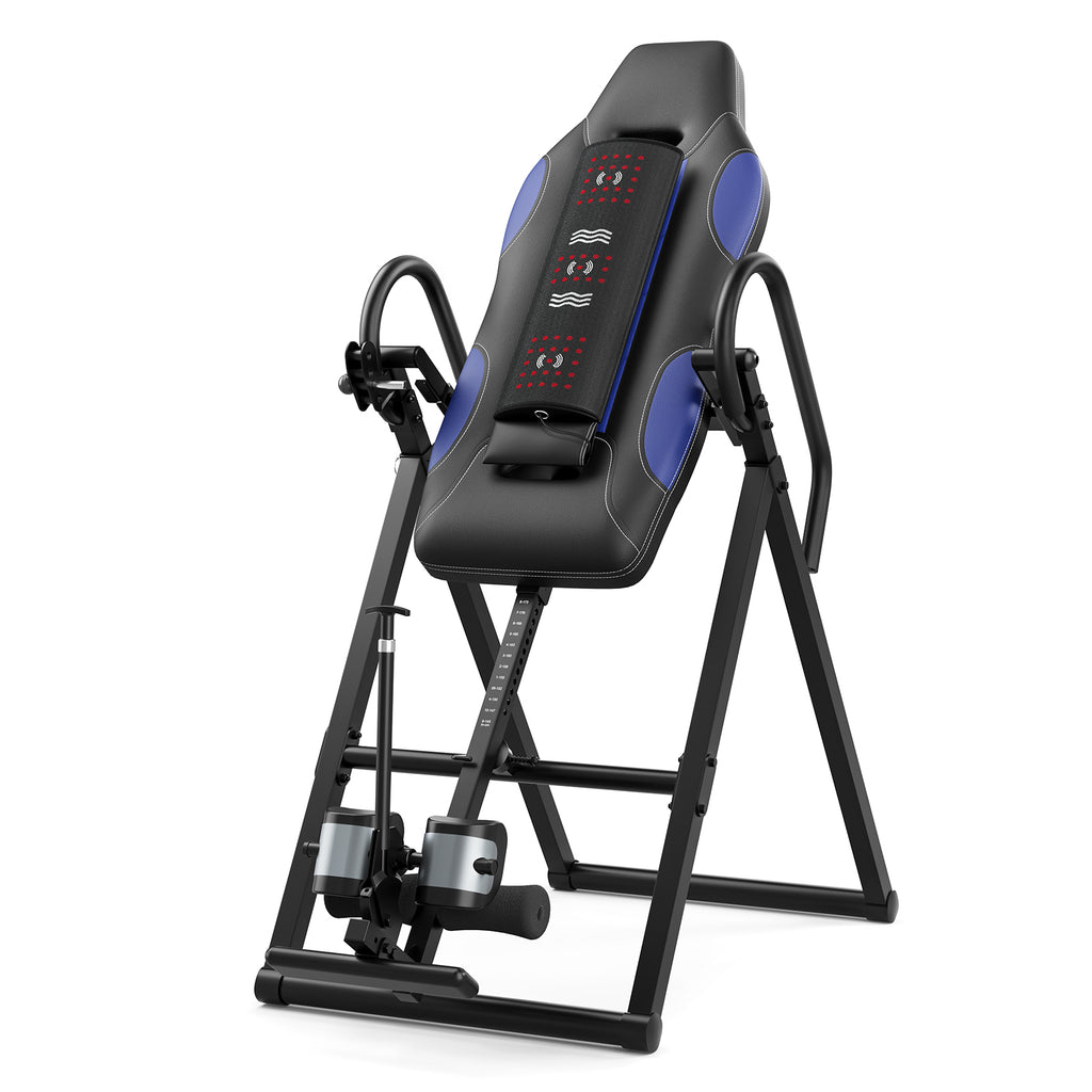 Heavy Duty Inversion Table, 300lb Capacity whit Back Heat and Massage